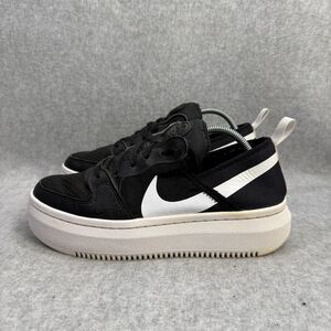 Nike Black and White Platform Sneakers